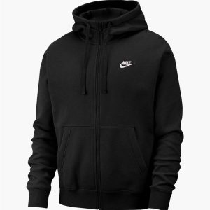 Бомбер чоловічий Nike M Nsw Club Hoodie Fz Bb (BV2645-010)