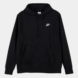Бомбер чоловічий Nike M Nsw Club Hoodie Po Bb (BV2654-010)