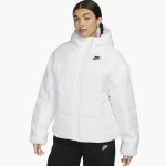 Куртка жіноча Nike Sportswear Classic Puffer Therma-Fit Loose Hooded Jacket (FB7672-100)